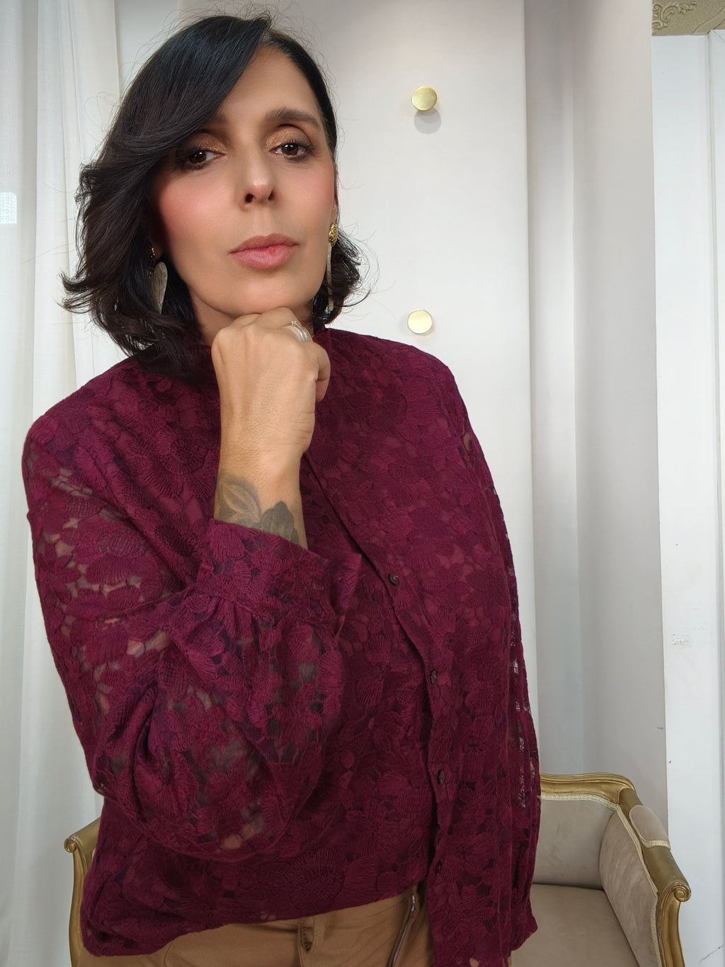 Blusa met kant