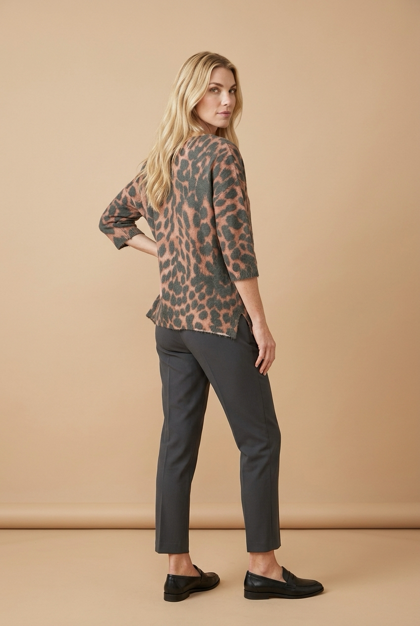 Blusão animal print